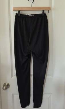 Vintage Patagonia Capilene Base Layer Pants Black USA Made Men's Small Thermal